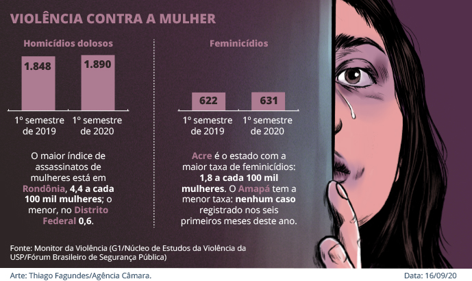 Campanha pelo fim da violência contra a mulher será lançada hoje na Câmara